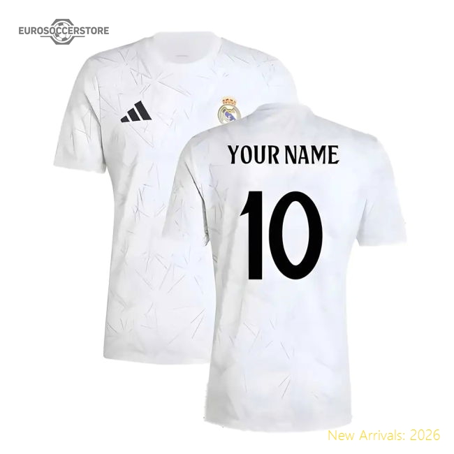 Real Madrid 2024-25 Fan Version For Adults Name) Soccer Jersey