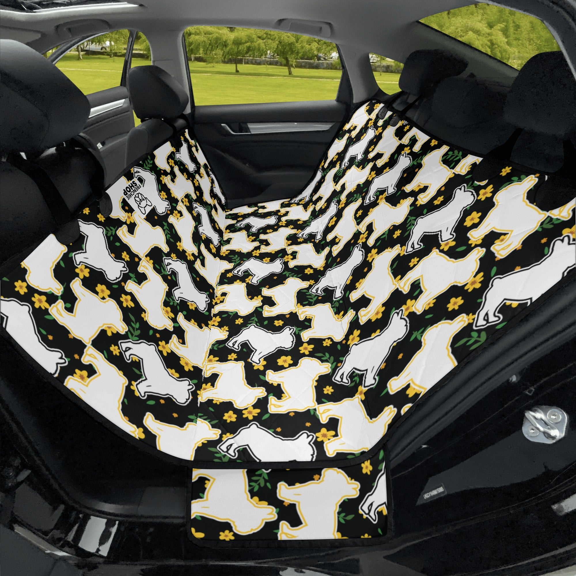 Trendy Pickle - Car Pet Seat Covers For French Bulldog for Dog Owners