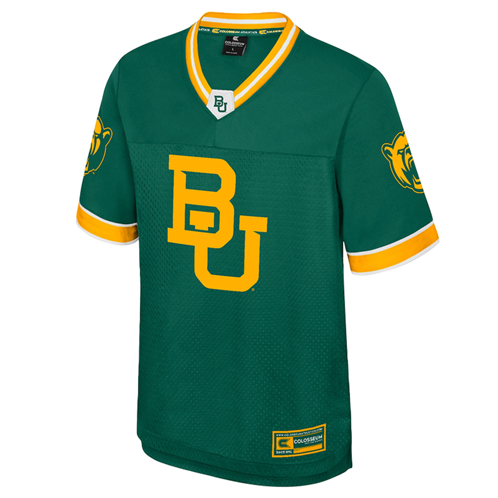 Baylor Bears Colosseum Nothing But The Hits Football Jersey - Green