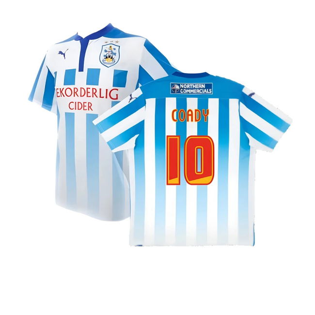 Devoted Huddersfield Home Shirt Very Good S Coady #10 Top Tier Upd...