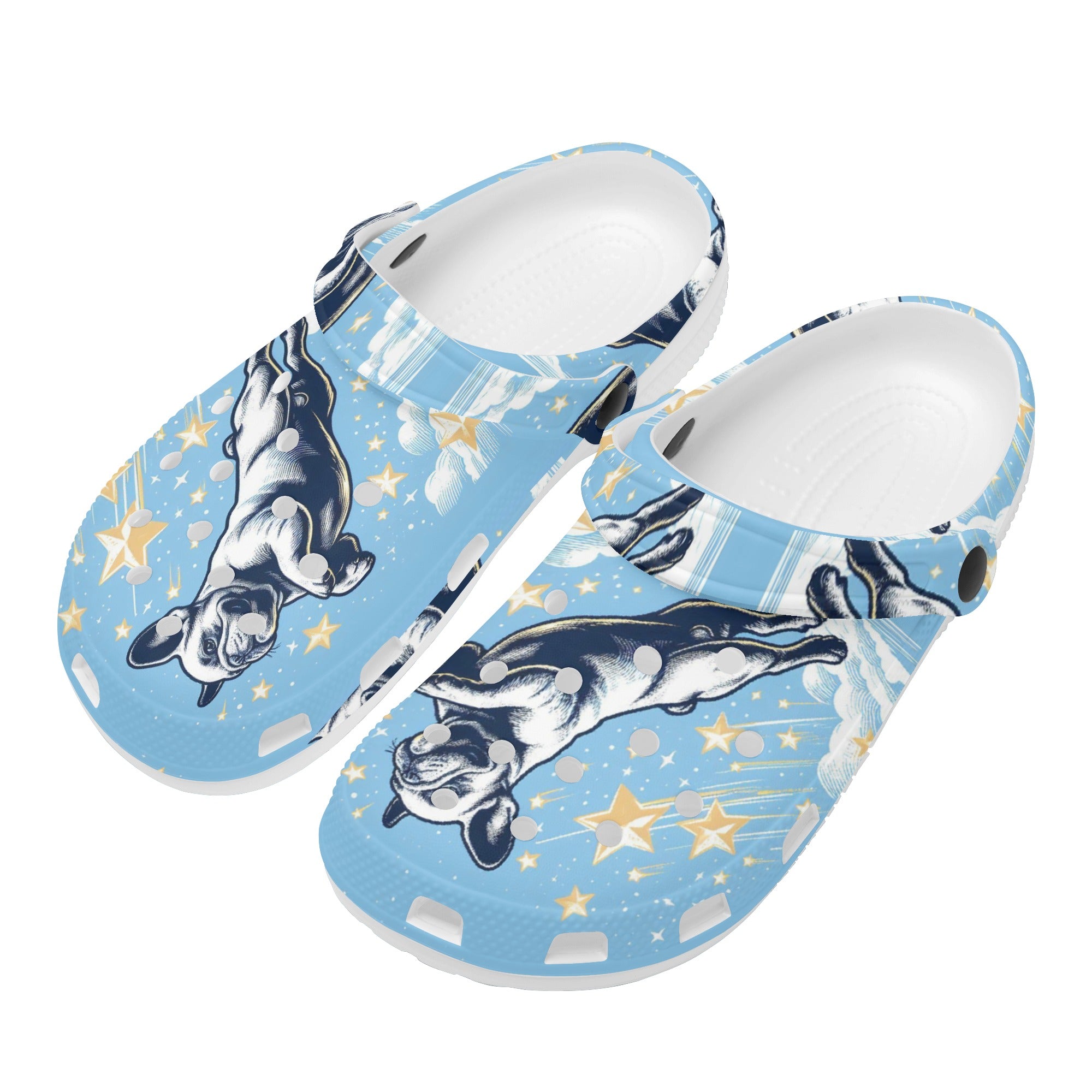 Breed-specific Warm Bulldog Thor - Warm Unisex Clogs Outdoor Use