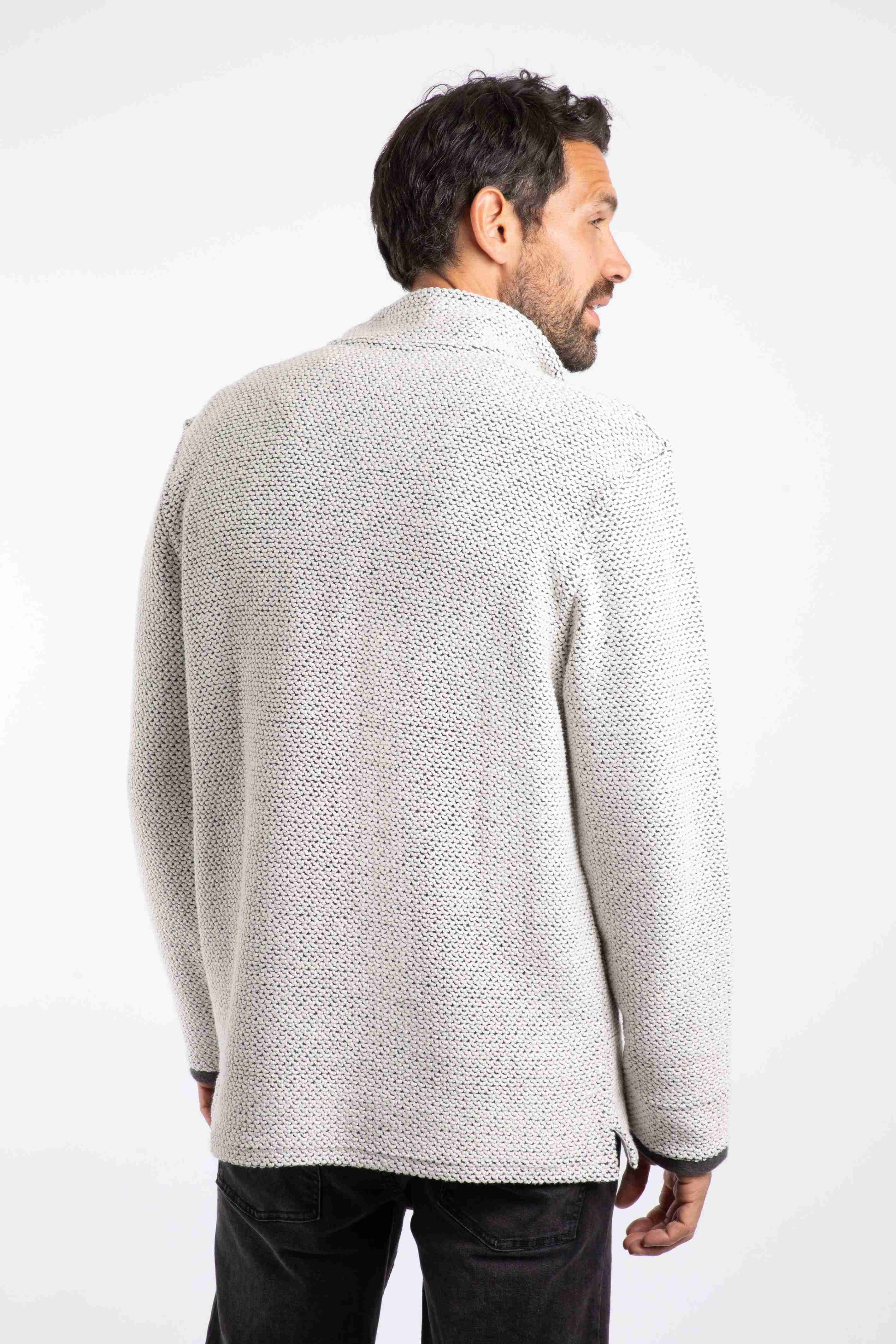 Cruiser 1/4 Zip Macaroni Sweatshirt Ecru