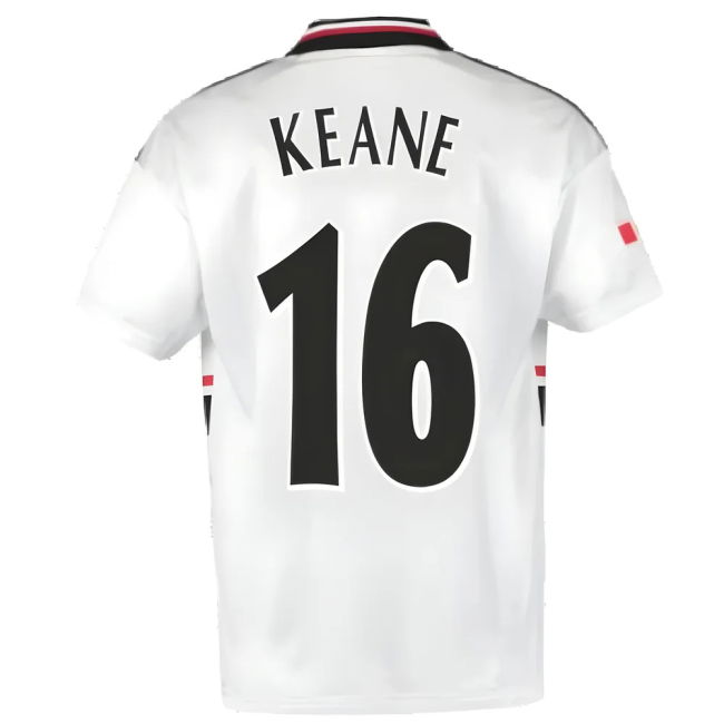 Manchester United 2024-22 Away Football Kit KEANE Name & Number L M S