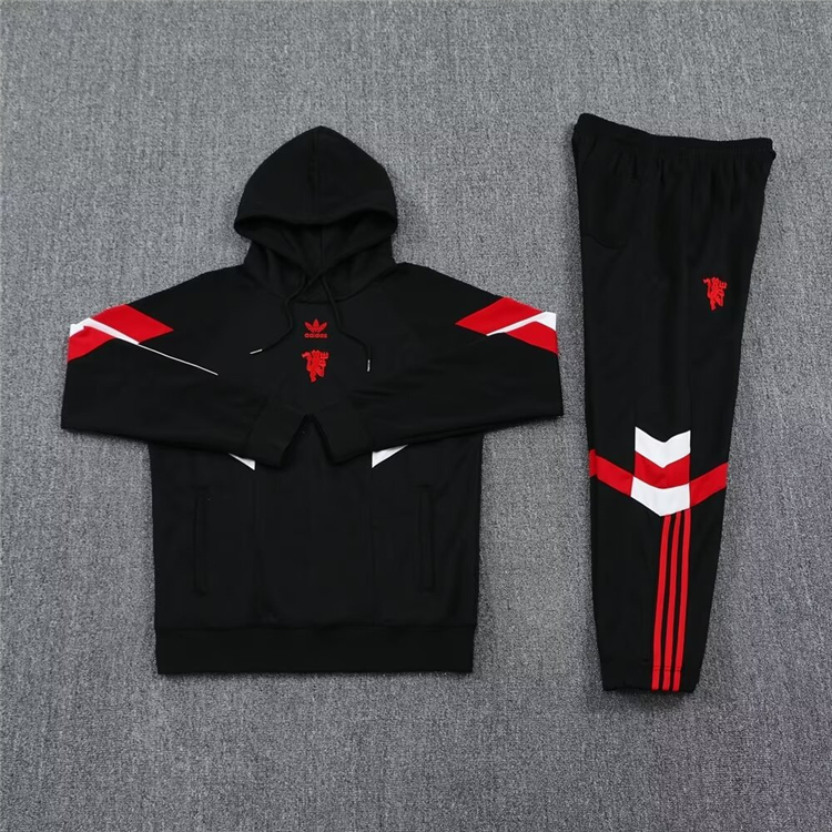 Manchester United 2425 Black Hoodie - Official Replica 22276