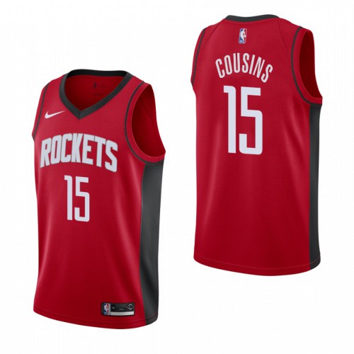 HOU DeMarcus #15 Authentic Style Player Jersey Contemporary Design