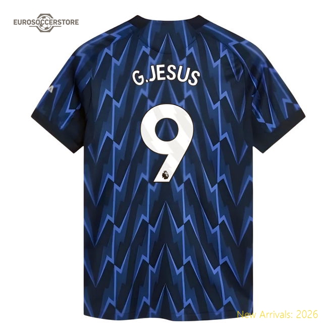 Arsenal Womens G.jesus Comfortable Jersey Advanced Textile Soft-touch