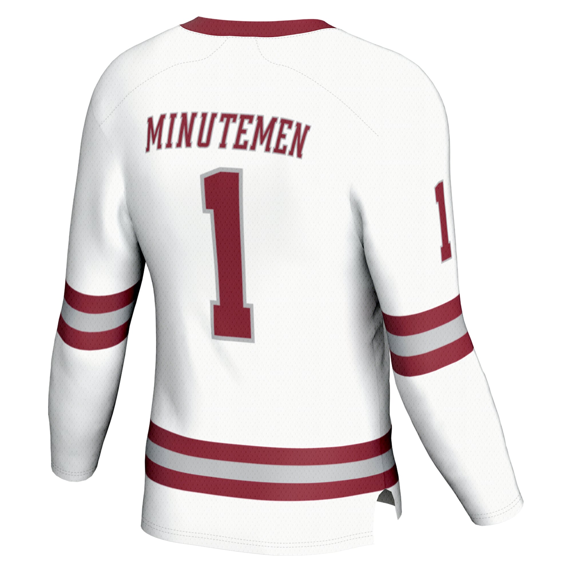 [NJP] UMass Minutemen GameDay Greats Youth Hockey Fashion Jersey - White