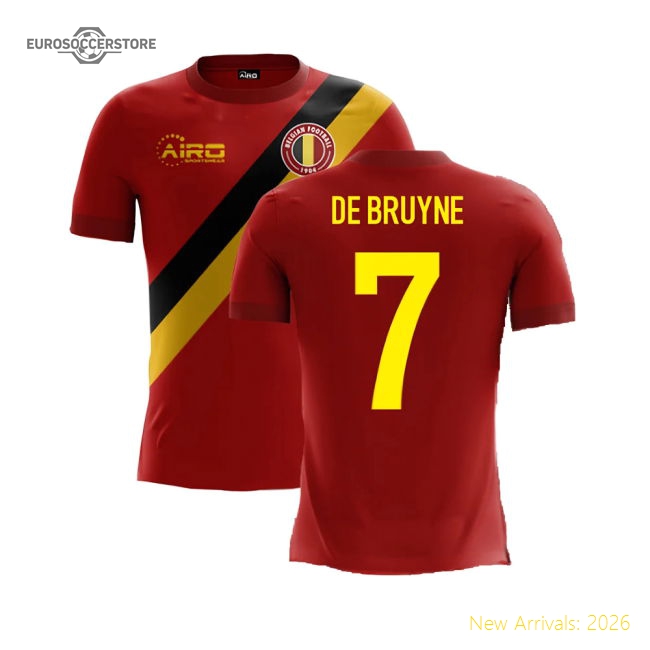 Football Team De Bruyne Premium Kids Jersey Dri-fit Breathable