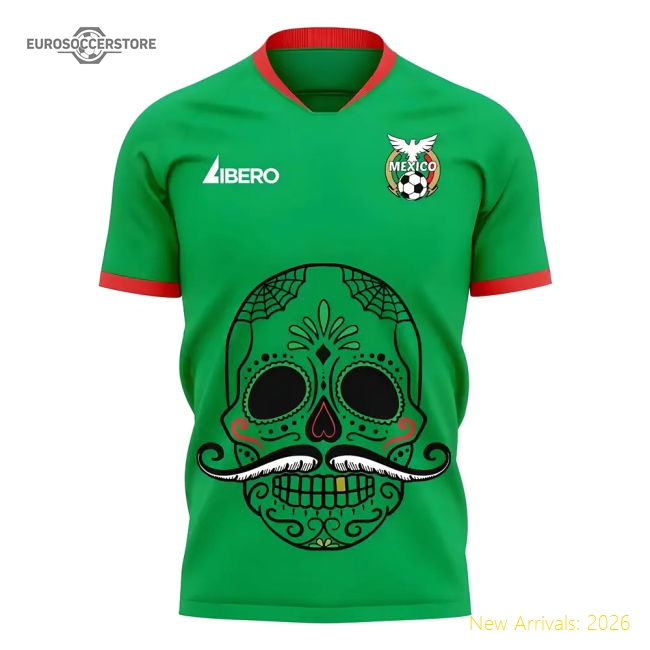 El Tri 2025-2026 Mustache Concept Football Kit (libero) - Womens