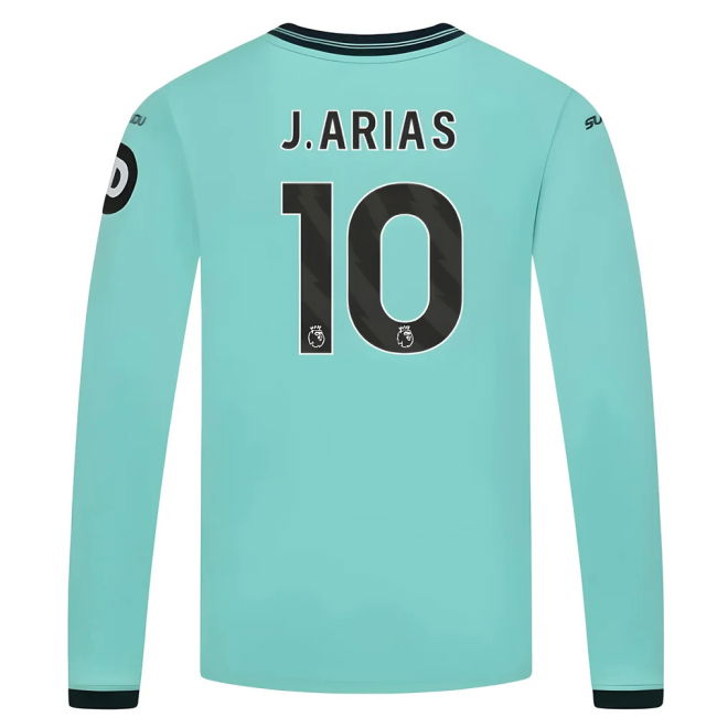 2025-2026 Wolves Long Sleeve Away Kit (Kids) (J.Arias 10)