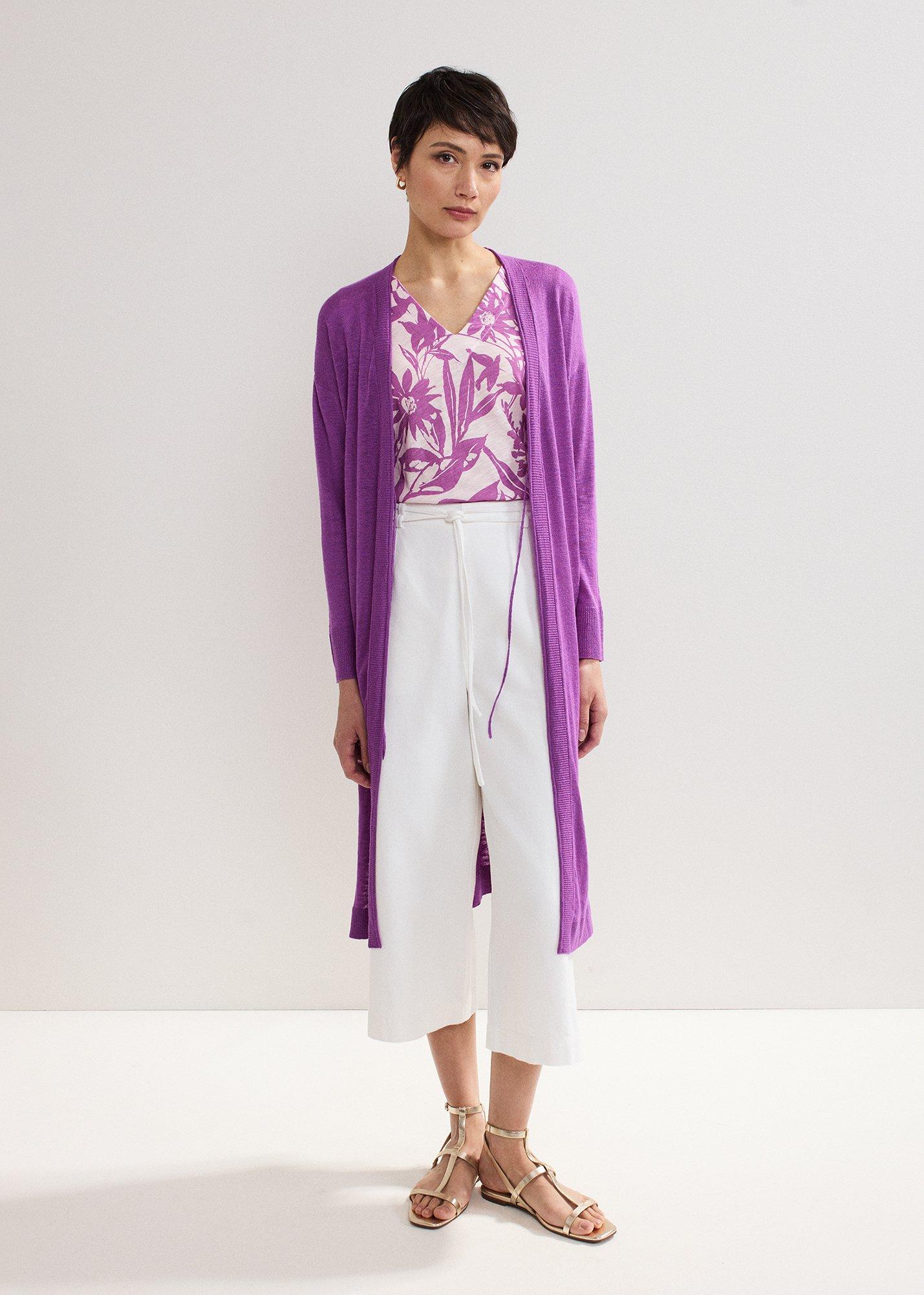 Tasha Linen Longline Cardigan