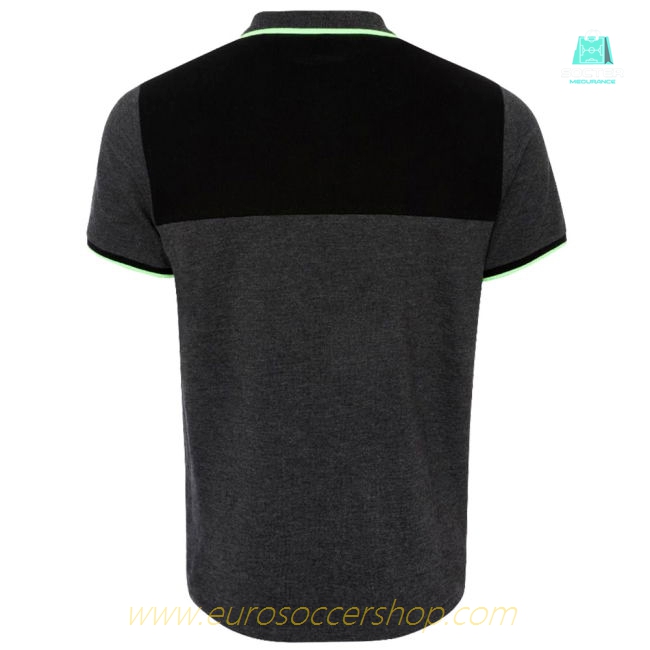 Liverpool FC Neon Panel Polo Mens Charcoal Small