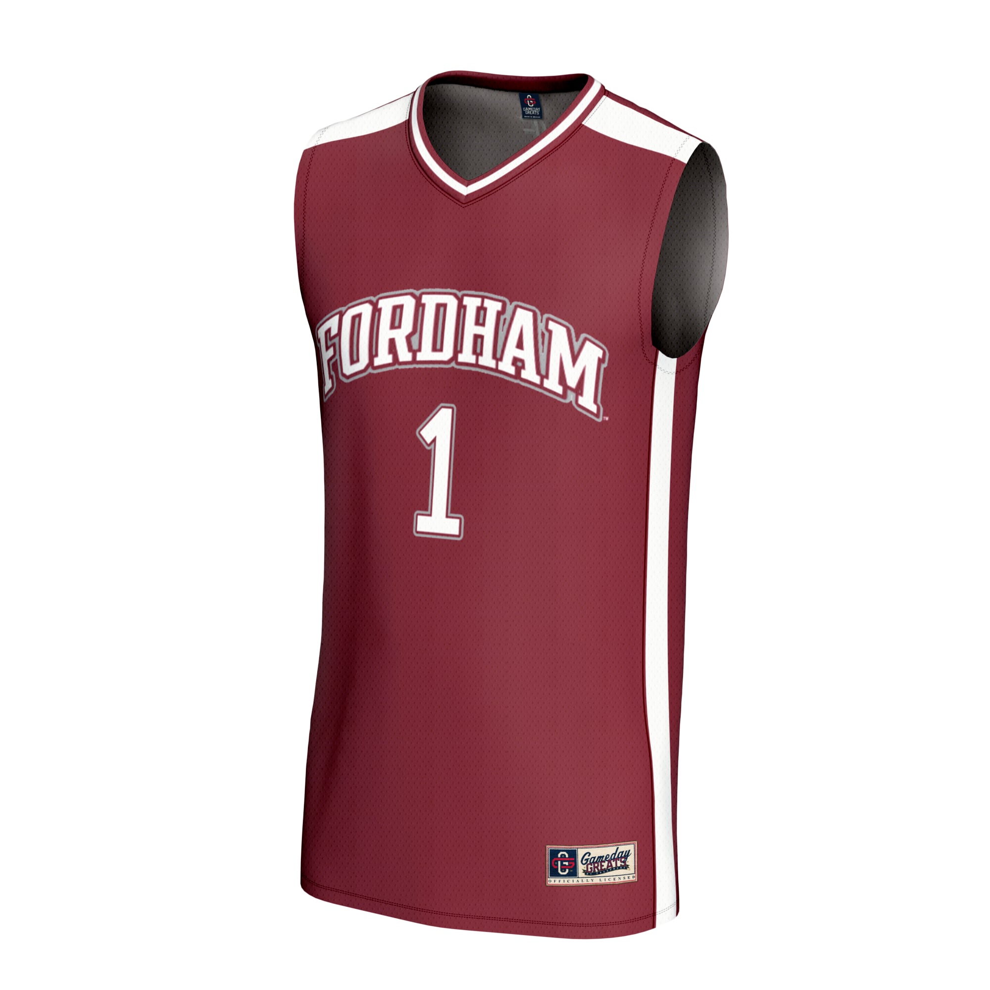 #1 Fordham Rams GameDay Greats Youth Lightweight Collegiate Basketball Fashion Jersey - Maroon