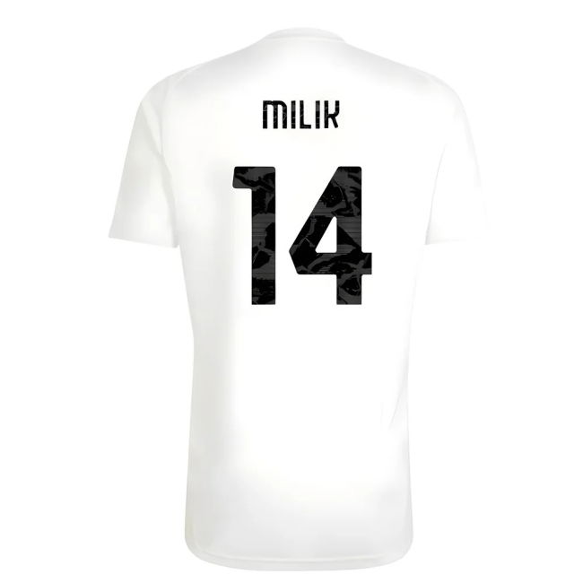 Juve Milik #14 Official Licensed Replica Fresh Look Fan Jersey