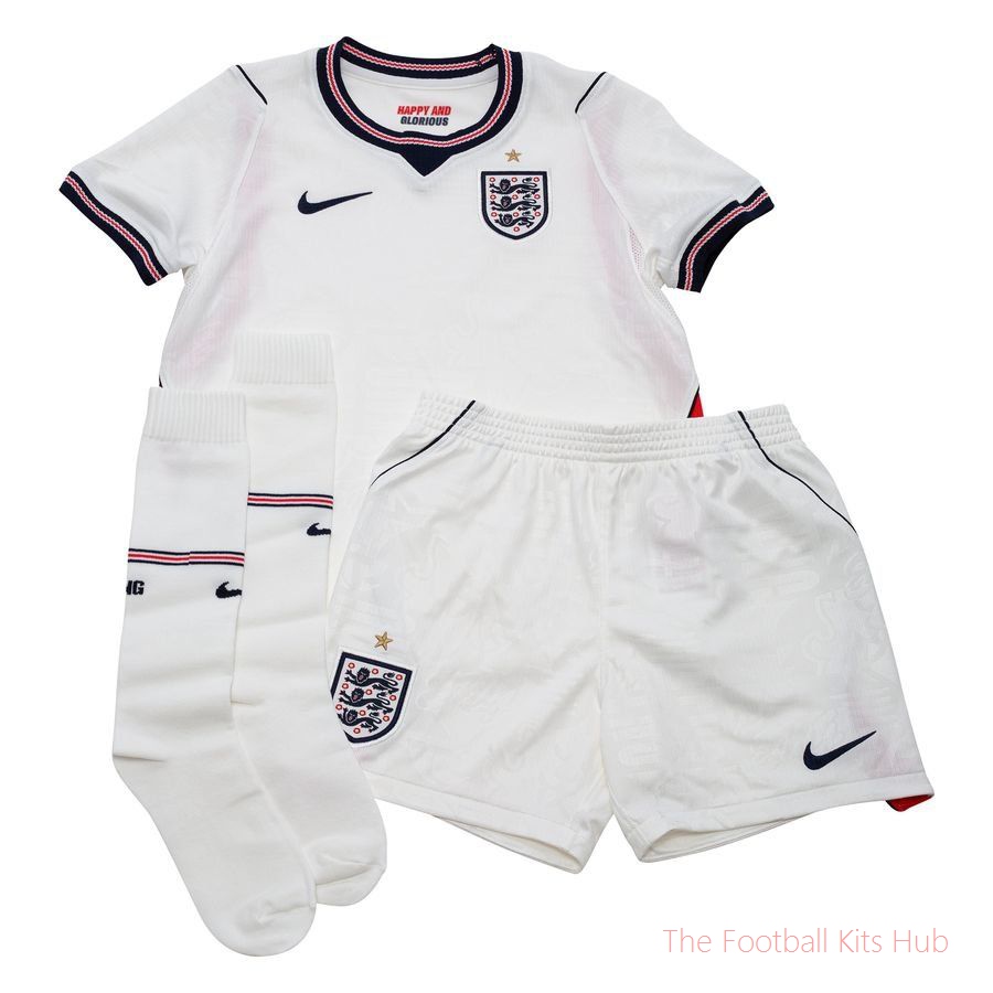 [EFS] England Home Shirt World Cup 2026 Mini-Kit Kids