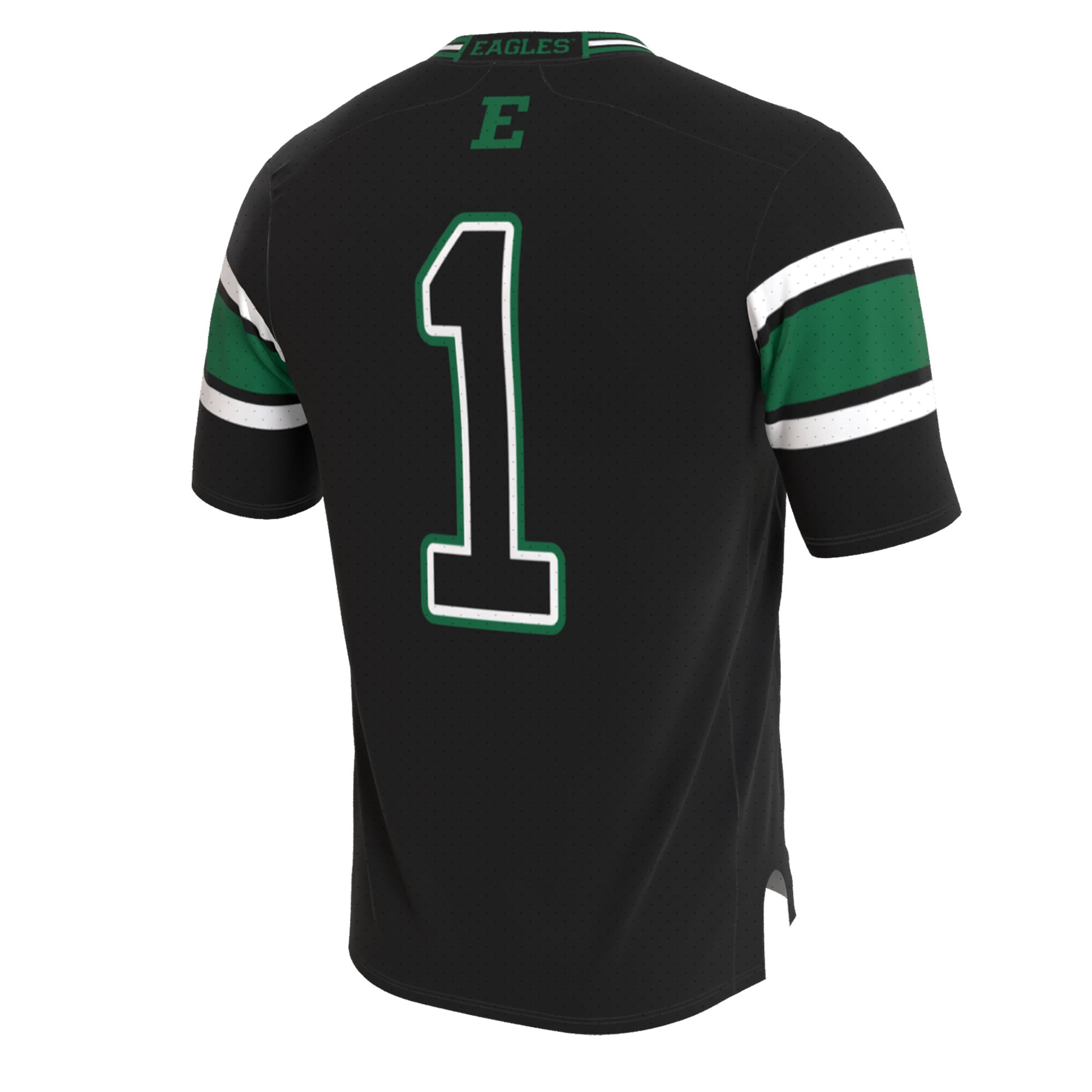 Eastern Michigan Eagles GameDay Greats Unisex Lightweight Collegiate Football Blackout Fashion Jersey