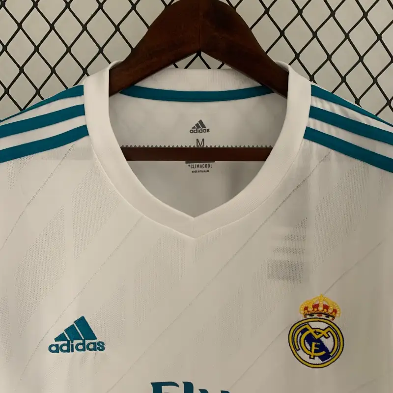 2017-2018 Real Madrid Long Sleeve Jersey retro kit