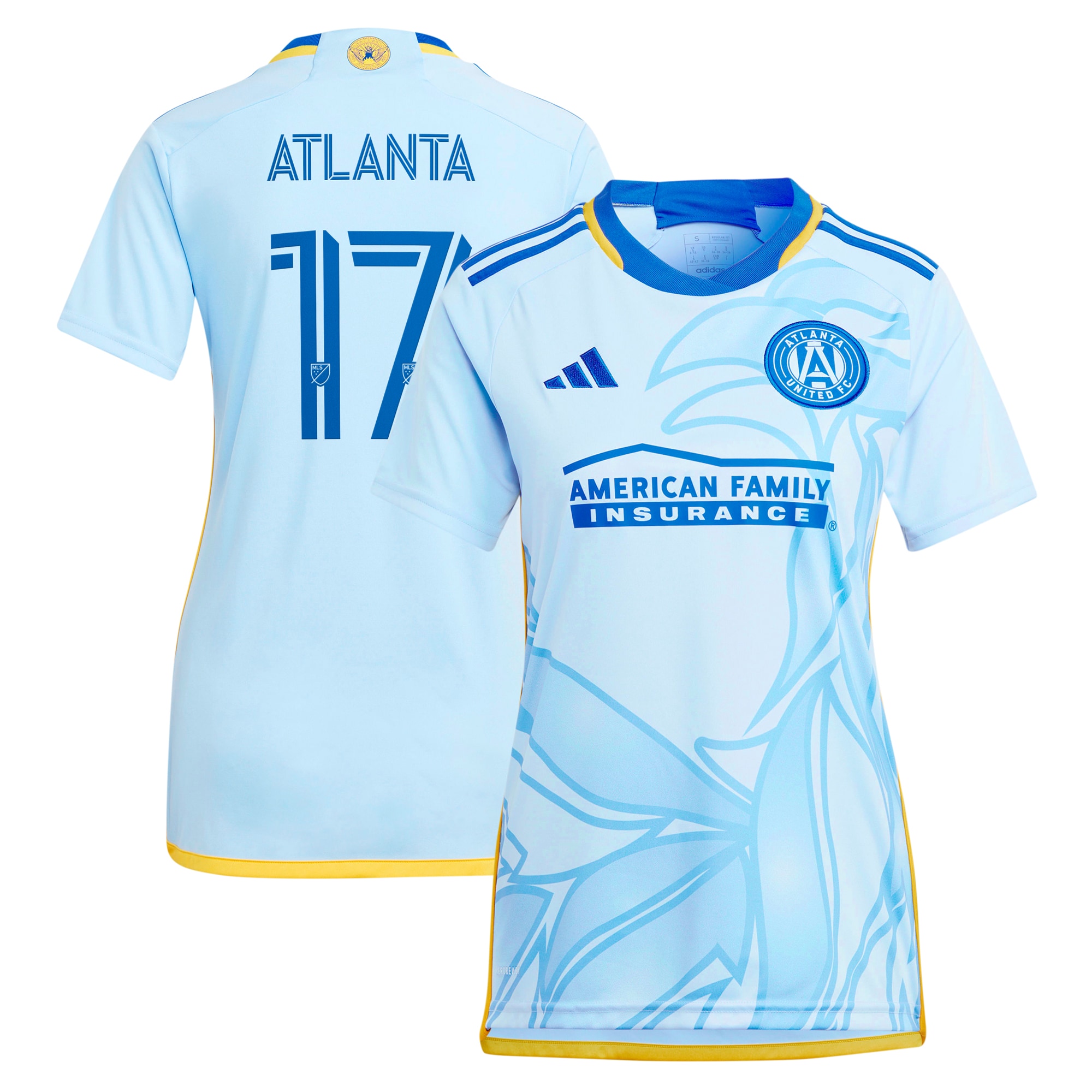 [LK] Youth Atlanta United FC Women's 2024 The Resurgens Kit Replica Player Jersey - Light Blue