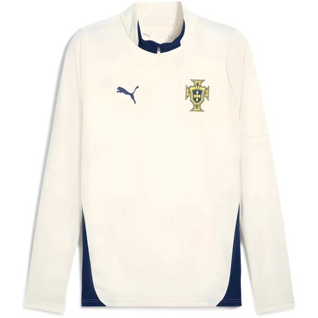 2025-2026 Portugal Training 1/4 Zip Top (Sugared Almond) - Kids