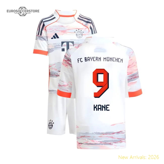 Fan-Favorite 2025-2026 Bayern Munich Away Mini Kit (Kane 9)