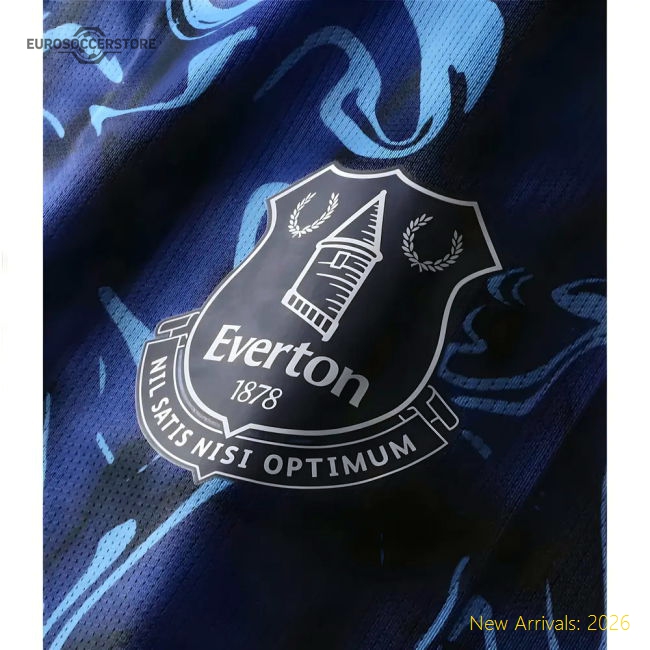 Premium 2025-2026 Everton Pre Match Short Sleeve Tee (blue) - Premium