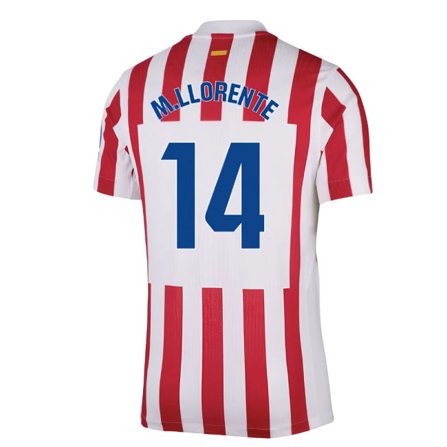 Atletico Madrid Soccer Club Fashionable Home Game Jersey