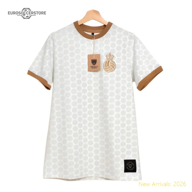 Performance Match-Day Madrid La Corona Ball Shapes Retro Shirt