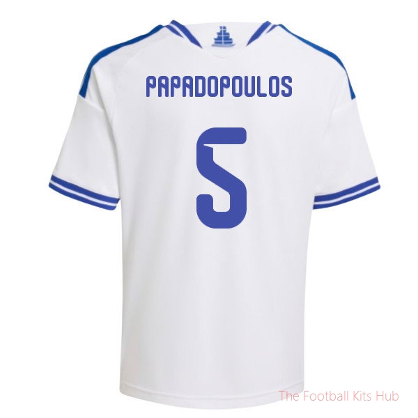 2026-2027 Greece Home Shirt (Kids) (Papadopoulos 5)