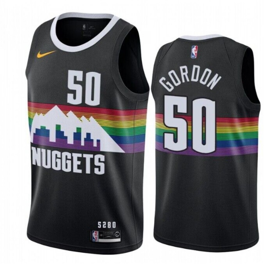 Authentic Denver Nuggets 50 Jersey - Black City Edition - Game Day Essential