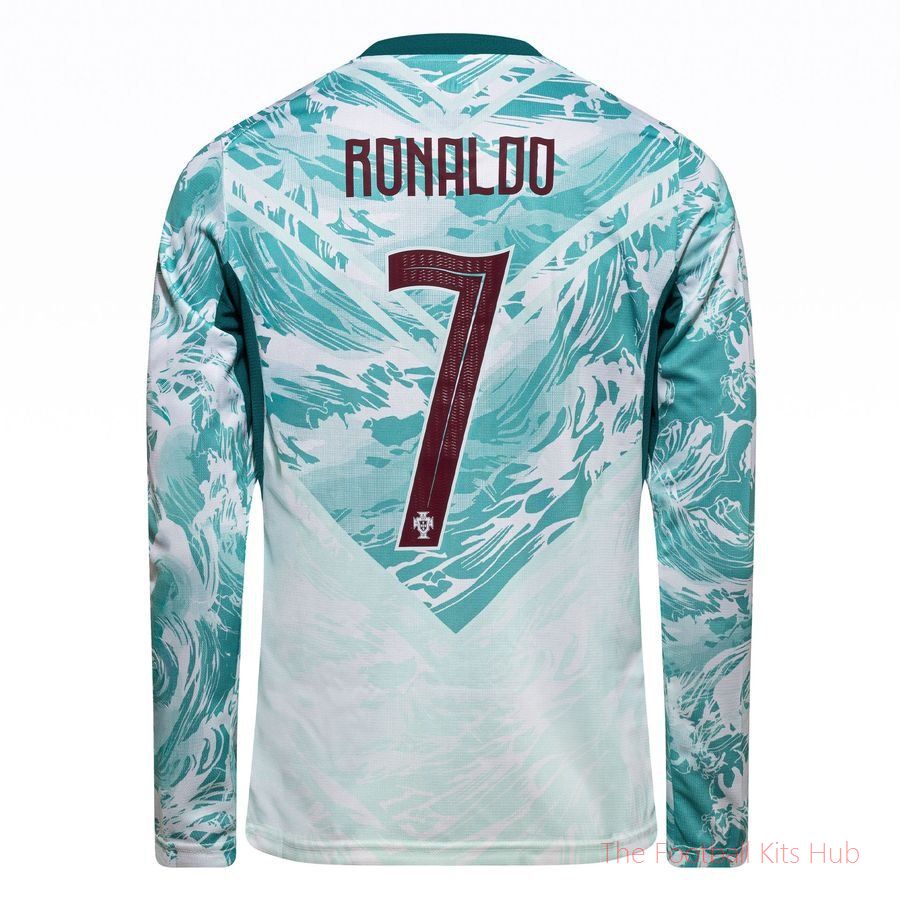 Portugal Away Shirt World Cup 2026 Long Sleeves RONALDO 7