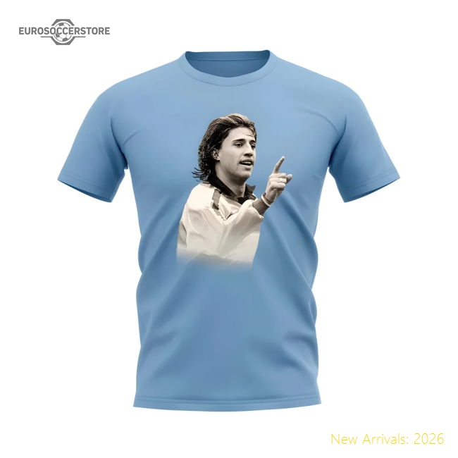 Outstanding Hernan Crespo Legend T-shirt (sky) - Match Quality