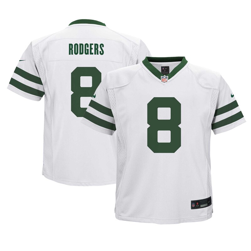 None Aaron Rodgers NY Jets Timeless Premium Material Jersey Football A