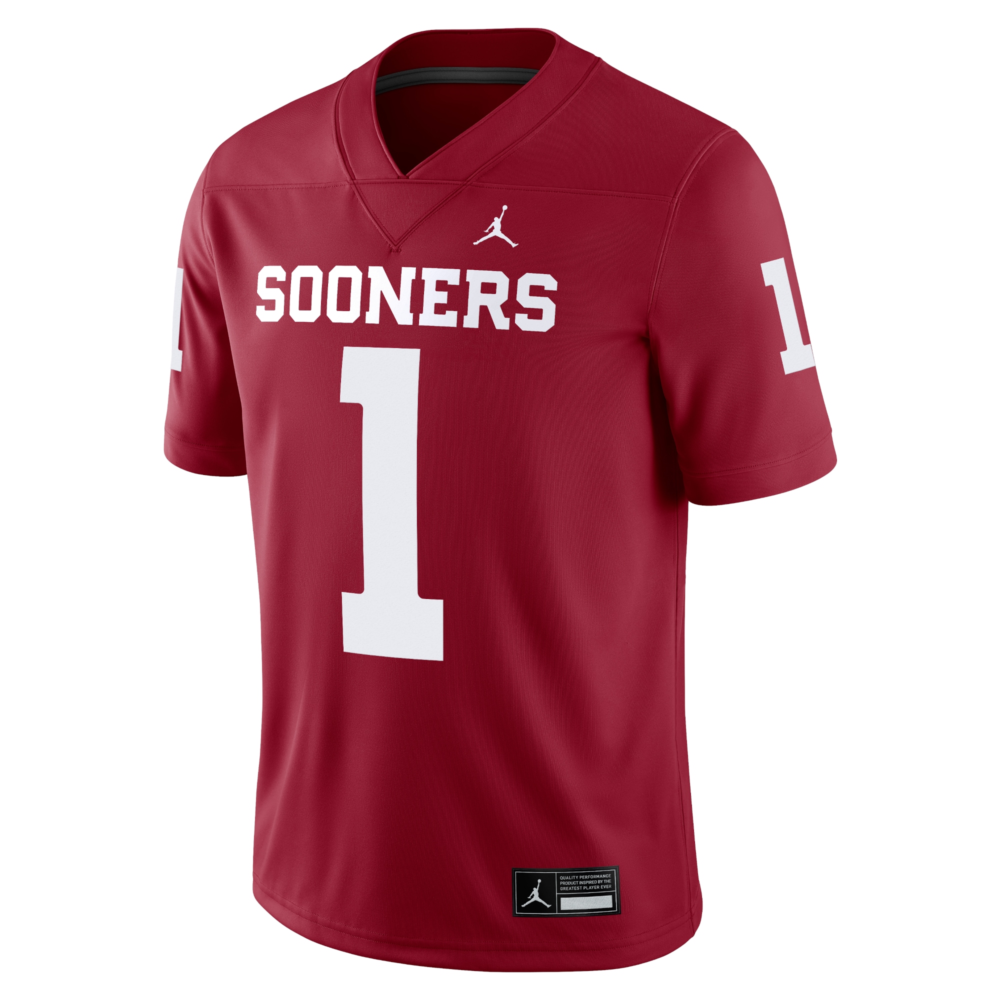 [DDG] Jalen Hurts #1 Oklahoma Sooners Alumni Player Game Jersey - Crimson