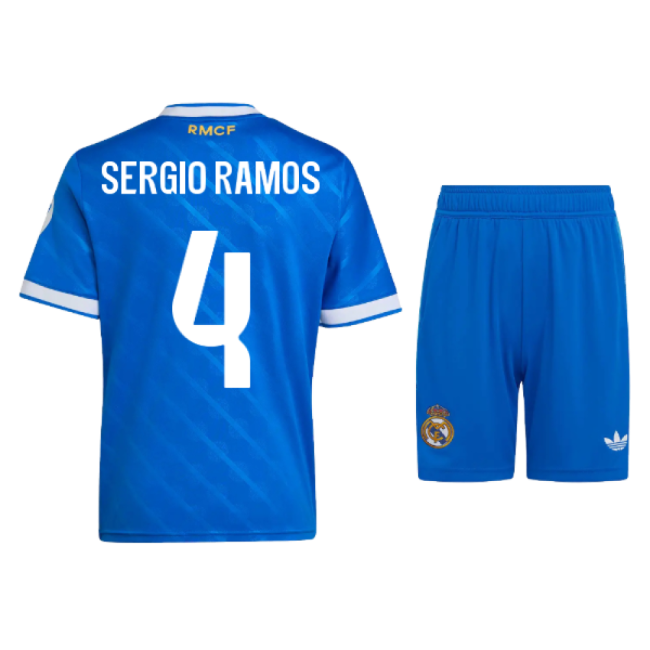 2025-2026 Genuina Camiseta Real Madrid Tercer - Hombres Con Ramos 4