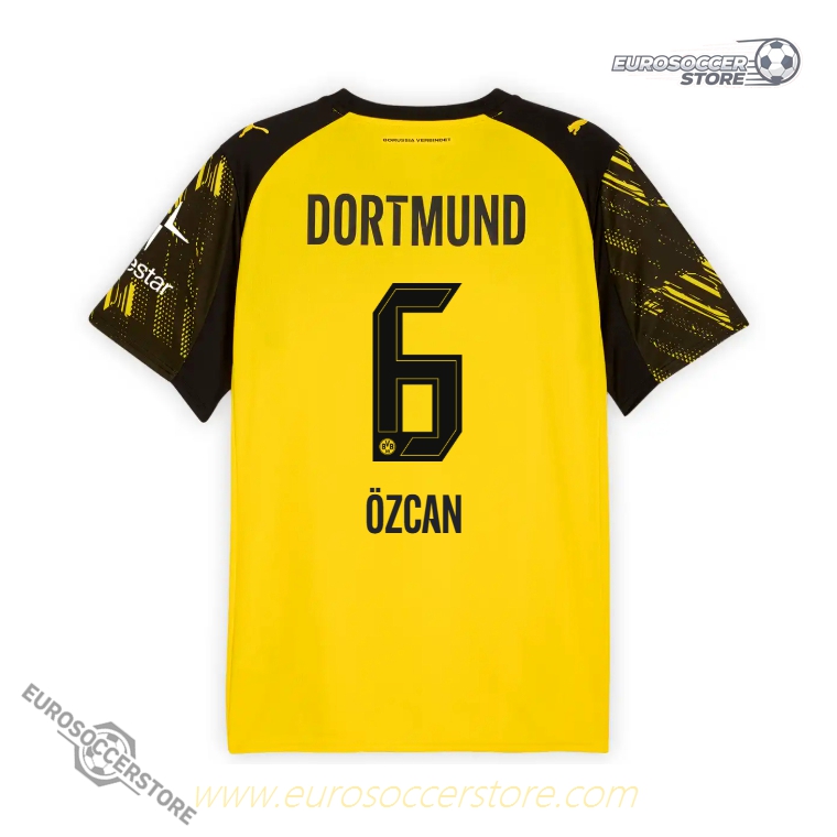 Borussia Dortmund 25-26 Season Home Jersey with ÖZCAN 6 Printing