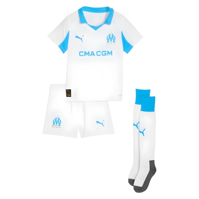 Top Grade 2025-2026 Marseille Home With Retro Design - Champions