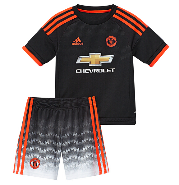 Durable Man Utd Kids Manchester United 2015-16 Third Soccer