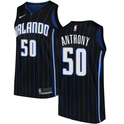 Nike Orlando Magic #50 Cole Anthony Black NBA Swingman Statement Edition Jersey Mens