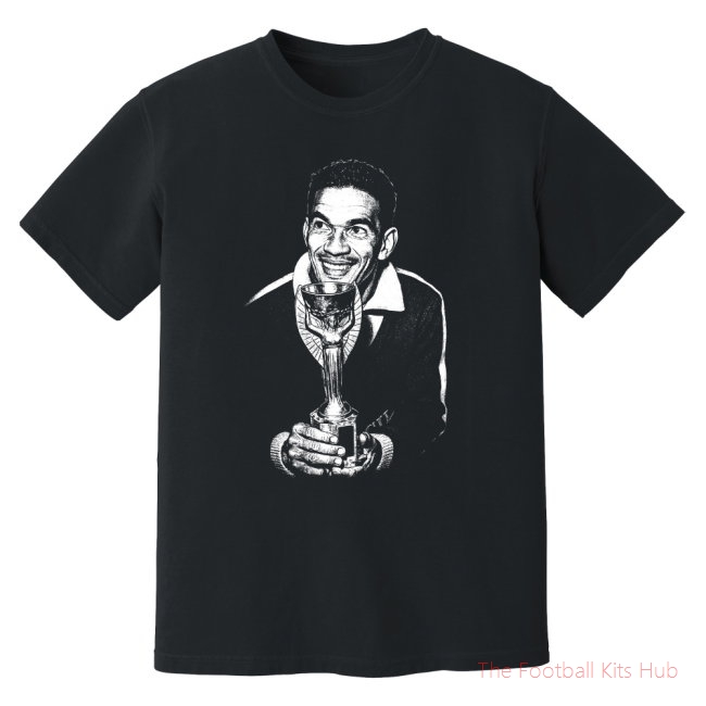 Garrincha Brazil World Cup Phantom Graphic Tee - Black