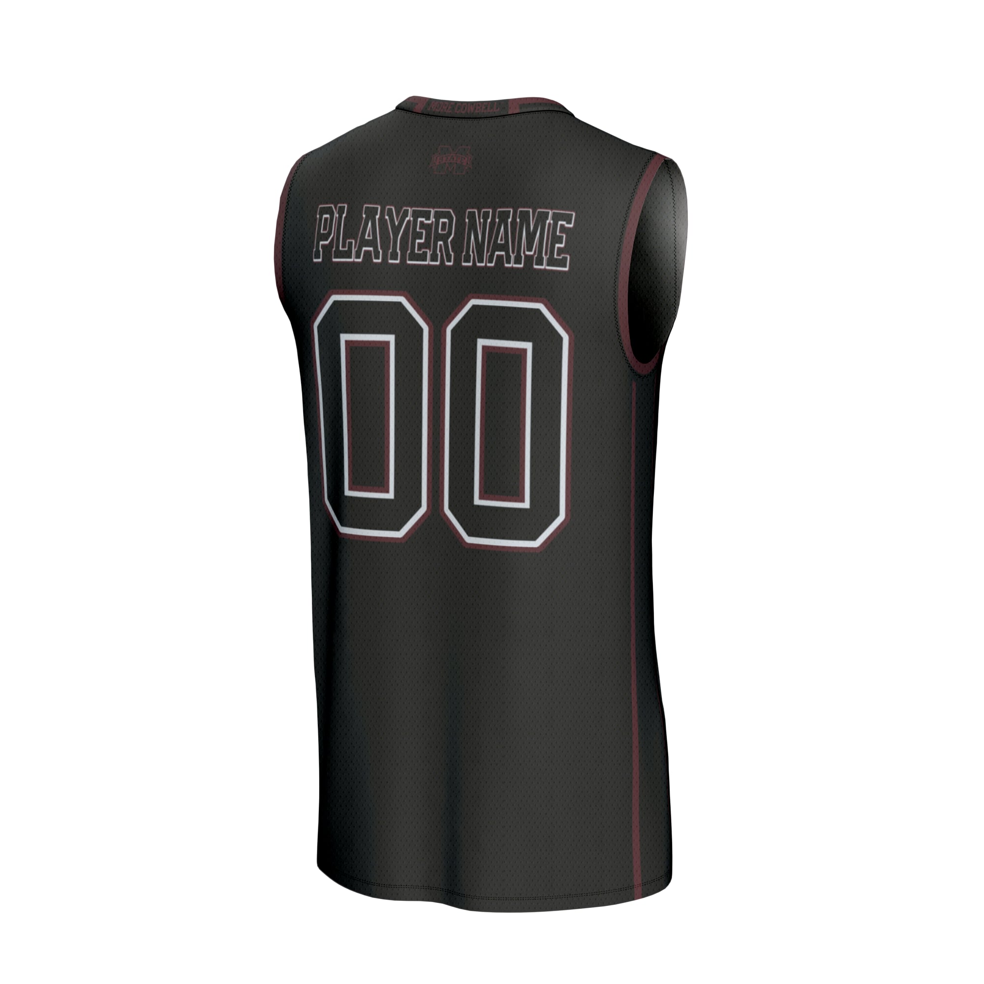 Mississippi State Bulldogs GameDay Greats Youth Lightweight Collegiate Men's Basketball NIL Pick-A-Player Fashion Jersey - Black