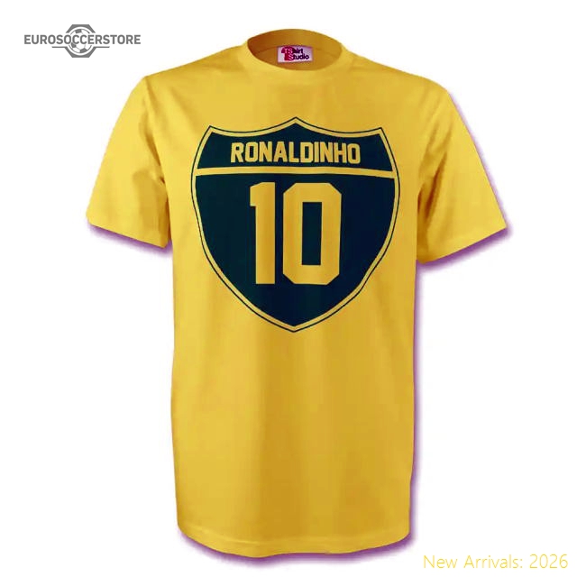 Ronaldinho Brazil T-shirt - Top 2024-2025 Edition Comfort