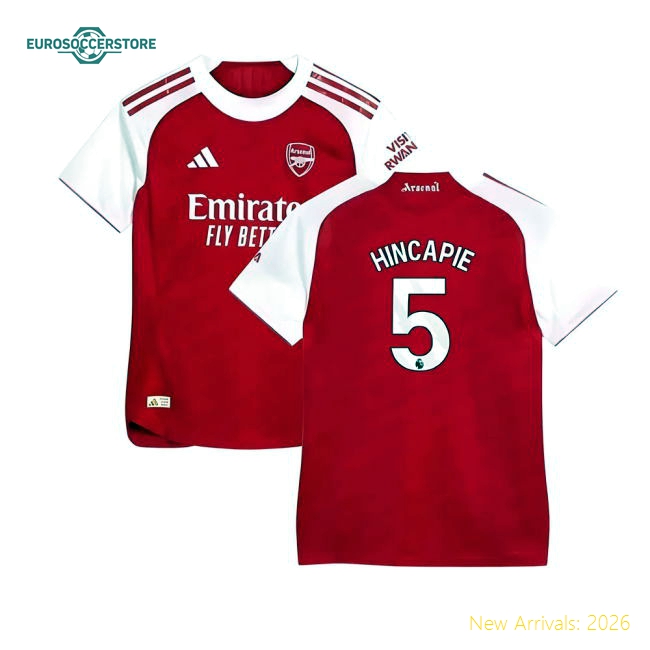 S Arsenal Female 2025 Home Jersey Shirt Football Fan Match Day Match Day Essential