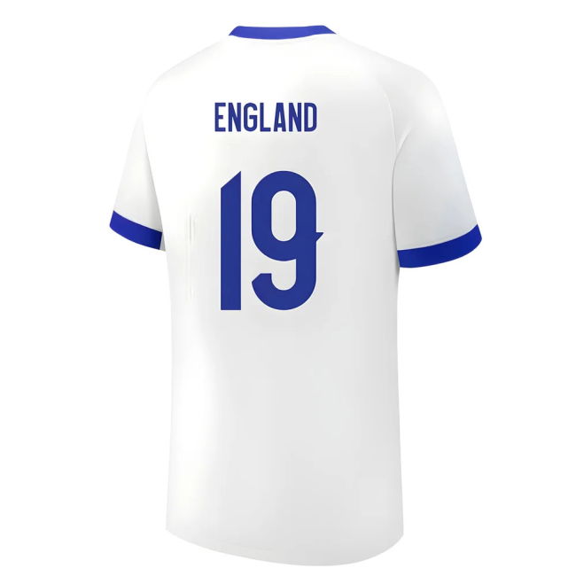 Womens Pro Style England High Standard Home Player Jersey