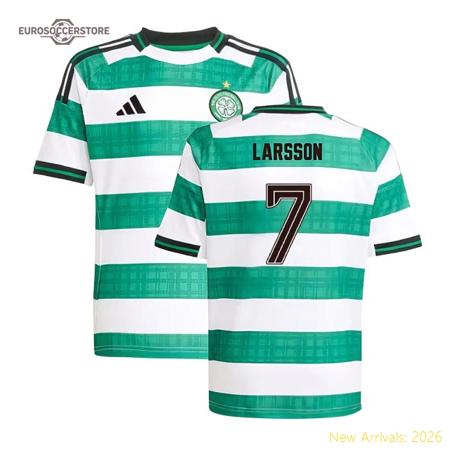 2025-2026 Celtic Home Shirt - Kids (Larsson 7)
