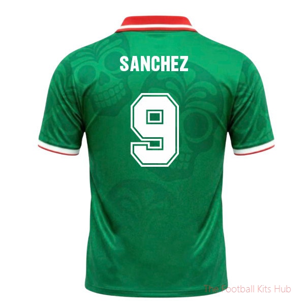 UMBRO Mexico World Cup 26 Football Shirt (Sanchez 9)