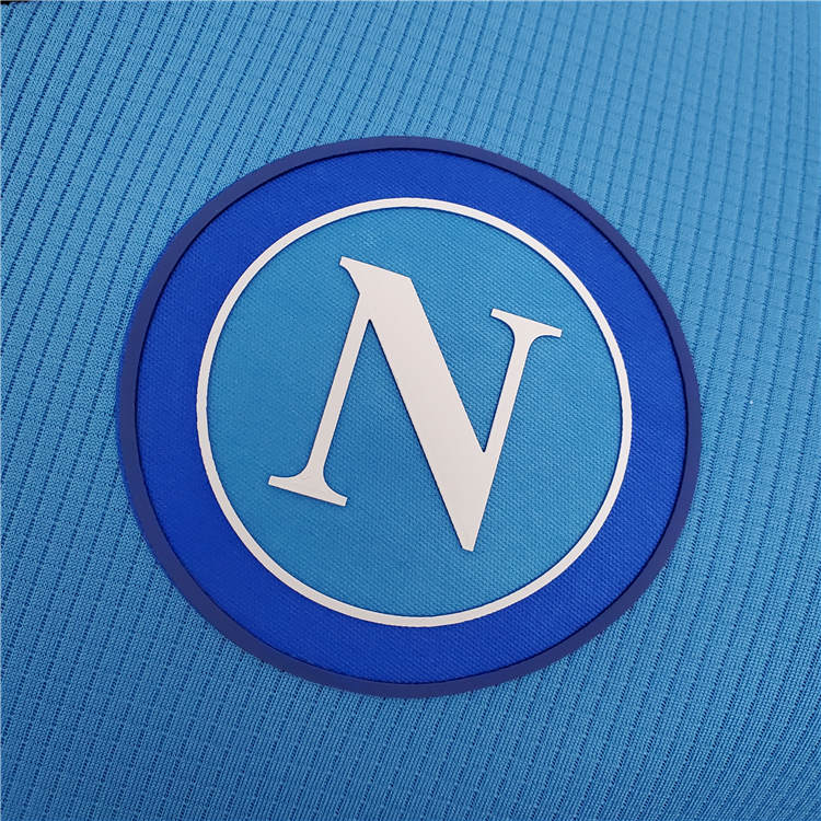 Official Napoli 21-22 Home Blue Soccer Jersey Football Shirt Player