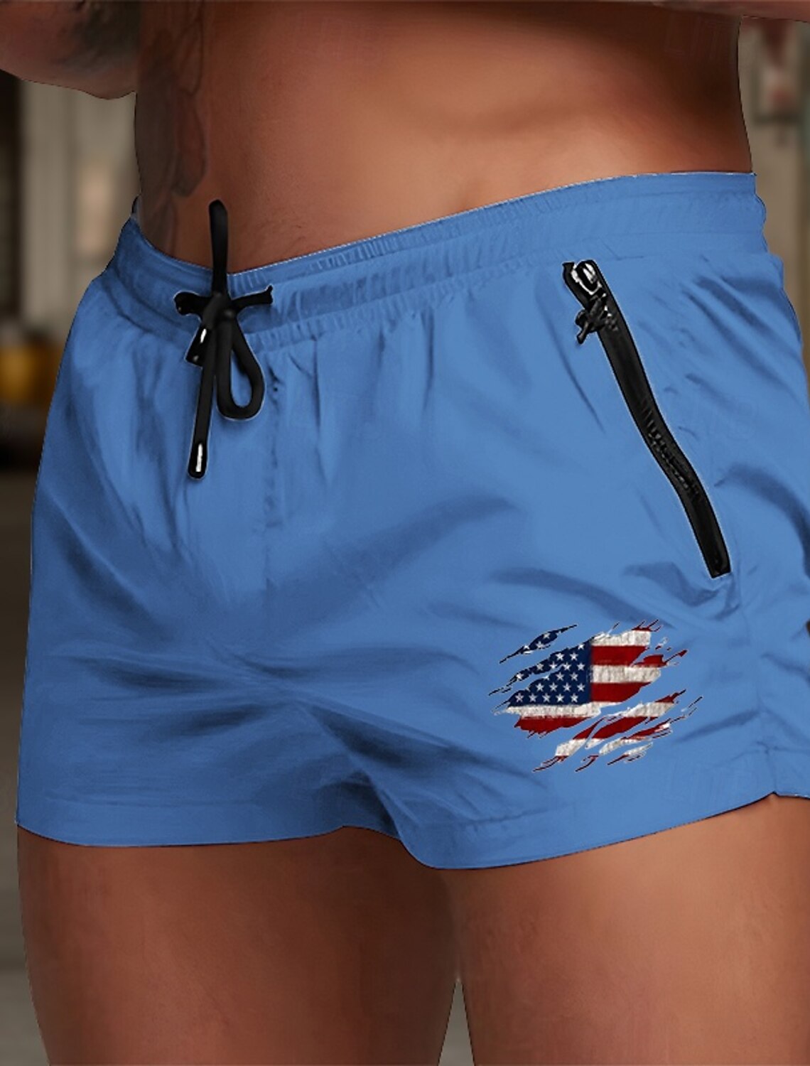 Men's Board Shorts Swim Shorts Swim Trunks Drawstring with Mesh lining Elastic Waist Coconut Tree Comfort Quick Dry Short Holiday Beach Weekend Fashion Casual Black White Micro-elastic