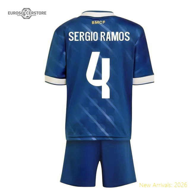 2025-2026 Real Madrid Third Youth Kit (sergio Ramos 4) - Unique Style