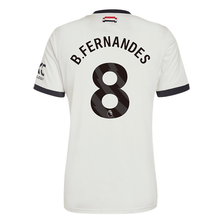 Official Man Utd Manchester United 2425 Third Shirt 8 BFERNANDES