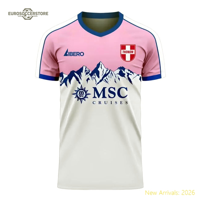 Luxury Football Team Womens Jersey Evian Thonon 2025-2026 Drycell